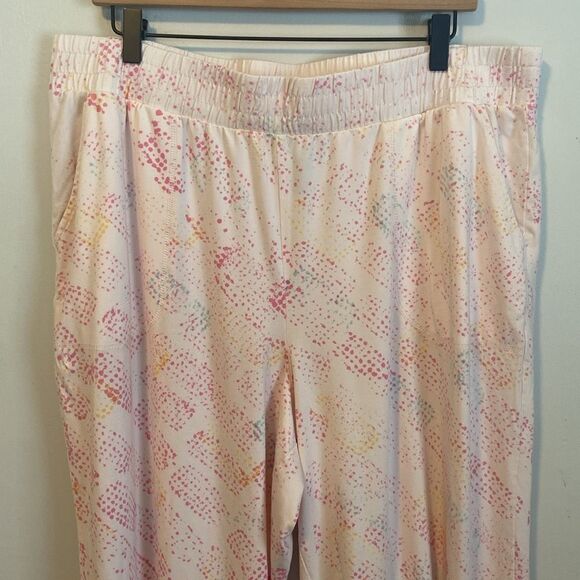Torrid Sleep Pale Pink & Blue Speckled Lightweight Cozy Pajama Pants Size 2 - Picture 2 of 8